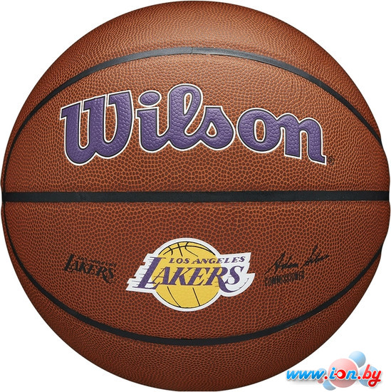 Баскетбольный мяч Wilson NBA LA Laker WTB3100XBLAL (7 размер) в Гомеле