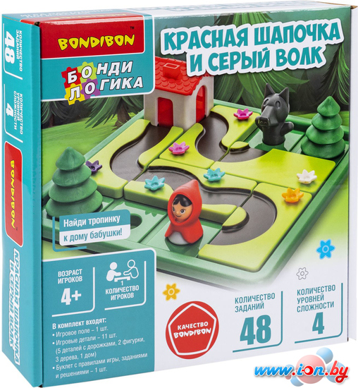 Настольная игра Bondibon БондиЛогика Красная шапочка и серый волк ВВ6013 в Могилёве