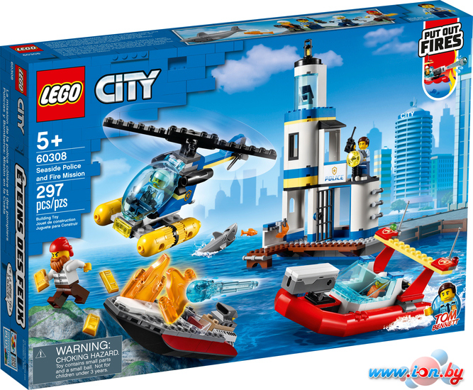 Конструктор LEGO City 60308 Операция береговой полиции и пожарных в Могилёве