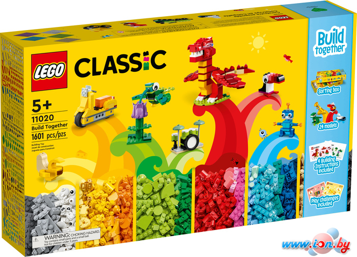 Набор деталей LEGO Classic 11020 Строим вместе в Могилёве