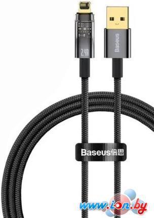 Кабель Baseus Explorer USB Type-A - Lightning (2 м, черный) в Могилёве