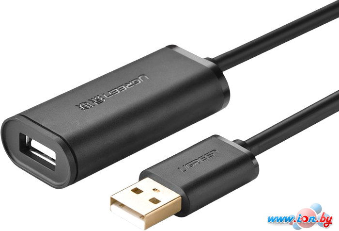 Кабель Ugreen US121 10319 USB Type-A - USB Type-A (5 м, черный) в Могилёве