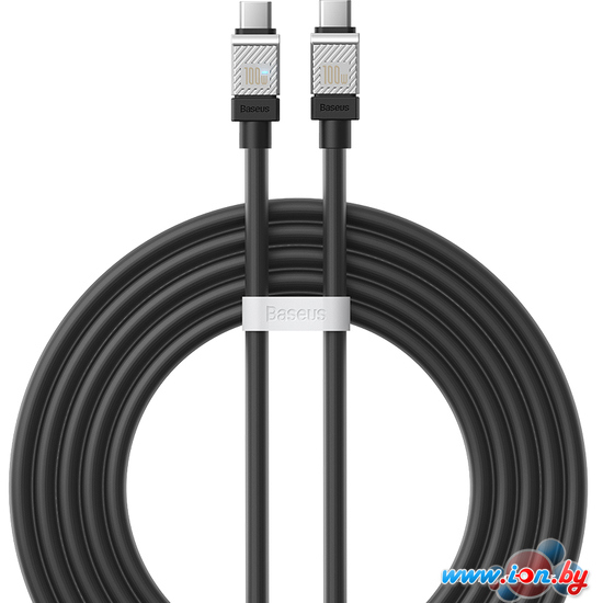 Кабель Baseus CoolPlay Series USB Type-C - USB Type-C (2 м, черный) в Гомеле