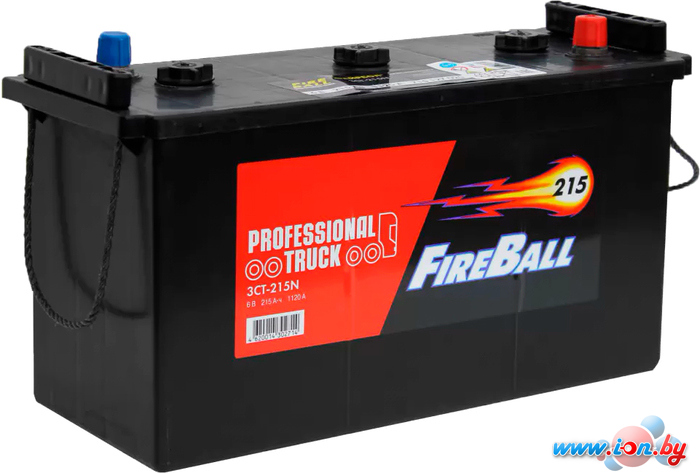 Автомобильный аккумулятор FireBall 3СТ-215 N Рус универсальная 2 1120А (215 А·ч) в Могилёве