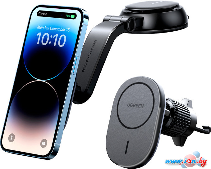 Держатель для смартфона Ugreen Magnetic Car Wireless Charger CD345 15120 в Гомеле