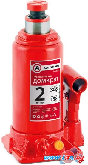 Бутылочный домкрат Autoprofi DG-02K 2т в Могилёве