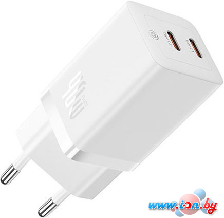 Сетевое зарядное Baseus GaN5 Pro Fast Charger C+C 40W CCGP180102 (белый) в Минске