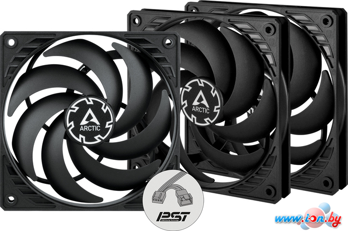 Набор вентиляторов Arctic P12 Slim PWM PST 3 PCS Value Pack ACFAN00275A в Могилёве