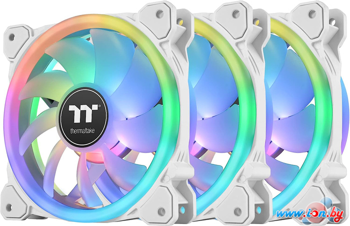 Набор вентиляторов с контроллером Thermaltake SWAFAN 12 RGB Radiator Fan TT Premium Edition White CL-F145-PL12SW-A в Витебске