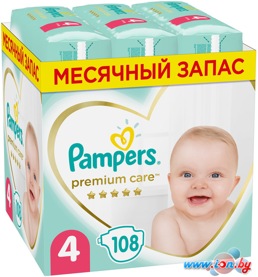 Подгузники Pampers Premium Care 4 Maxi (108 шт) в Гомеле