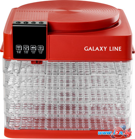 Сушилка для овощей и фруктов Galaxy Line GL2630 (красный) в Бресте