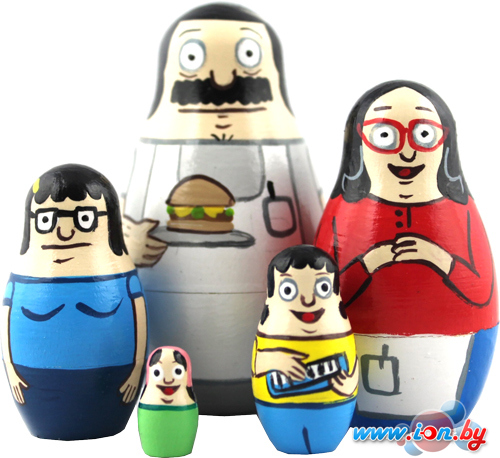 Развивающая игра Брестская Фабрика Сувениров С персонажами мультсериала Bobs Burgers (набор 5 шт) в Бресте