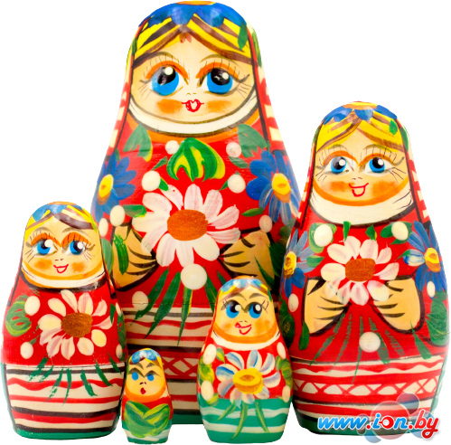 Развивающая игра Брестская Фабрика Сувениров Девушка с ромашками и васильками в белорусском костюме (набор 5) в Могилёве