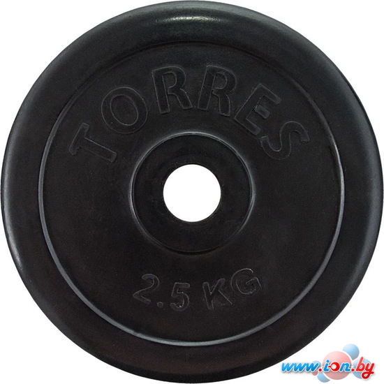 Диск Torres PL50692 25 мм 2.5 кг (черный) в Бресте