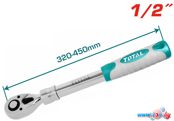 Вороток с трещоткой Total THT106128L в Могилёве