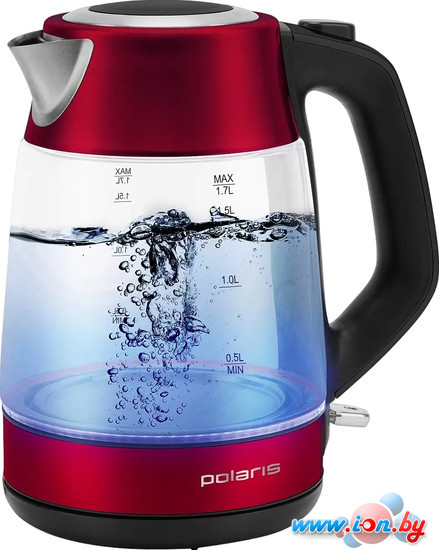 Электрический чайник Polaris PWK 1760CGL (красный) в Могилёве