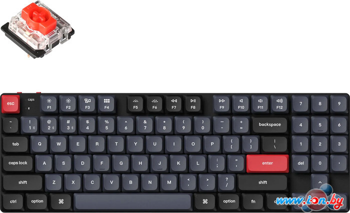 Клавиатура Keychron K13 Pro RGB K13P-H1-RU (Gateron Low Profile Red) в Могилёве