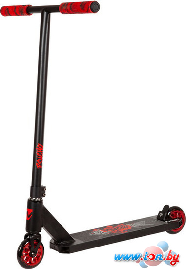 Трюковый самокат Novatrack Psycho 40/100 100A.PSYCHOP1.BK22 (черный/красный) в Могилёве