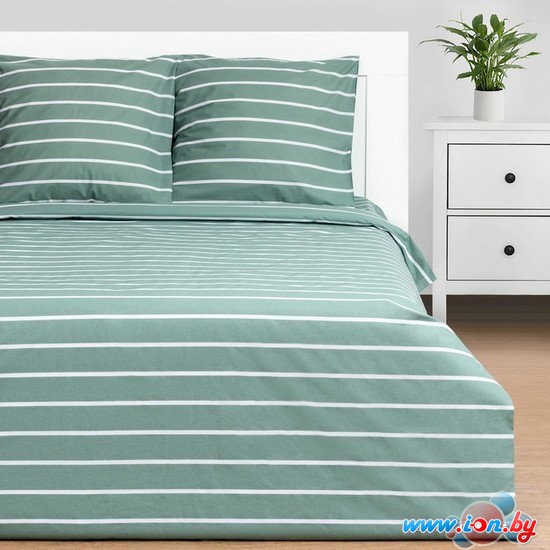 Постельное белье Этель Mint stripes 6632206 в Могилёве
