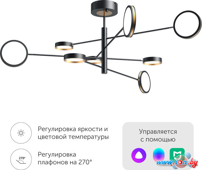 Люстра средней высоты Yeelight Arowana Chandelier C2103 YLDL029 (8 плафонов) в Гродно