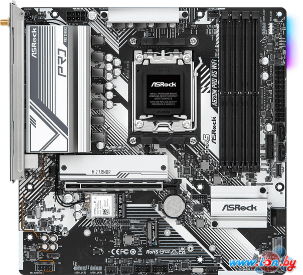 Материнская плата ASRock A620M Pro RS WiFi в Гродно