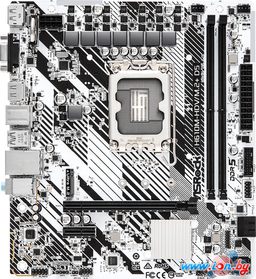 Материнская плата ASRock H610M-HDV/M.2+ D5 в Минске