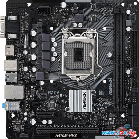 Материнская плата ASRock H470M-HVS R2.0 в Витебске