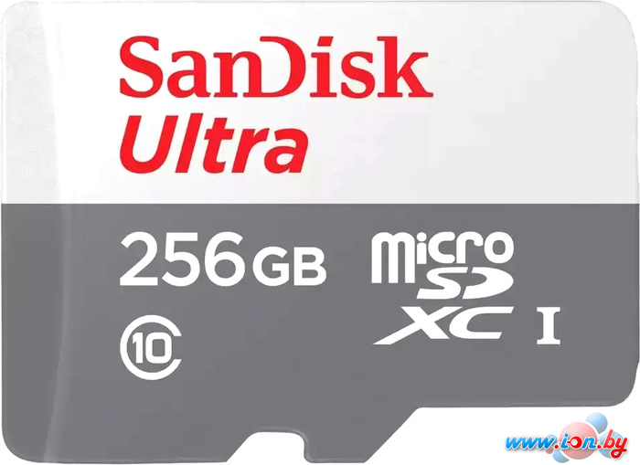 Карта памяти SanDisk Ultra microSDXC SDSQUNR-256G-GN3MN 256GB в Минске