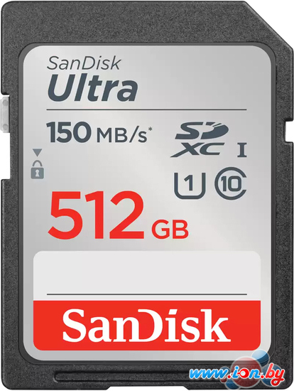 Карта памяти SanDisk Ultra SDXC SDSDUNC-512G-GN6IN 512GB в Минске