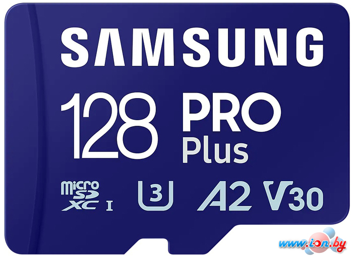 Карта памяти Samsung PRO Plus microSDXC 128GB MB-MD128SA/EU (с адаптером) в Гомеле