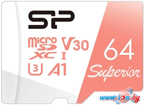 Карта памяти Silicon-Power Superior A1 microSDXC SP064GBSTXDV3V20 64GB в Могилёве