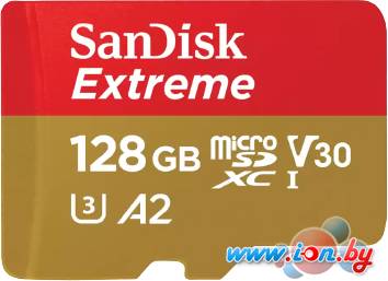 Карта памяти SanDisk Extreme SDSQXAA-128G-GN6MA microSDXC 128GB в Могилёве