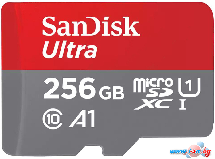 Карта памяти SanDisk Ultra microSDXC SDSQUAC-256G-GN6MA 256GB (с адаптером) в Могилёве