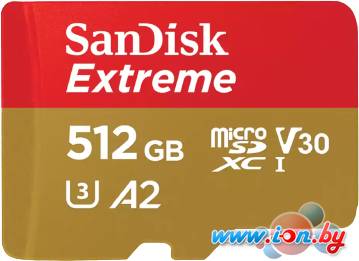 Карта памяти SanDisk Extreme SDSQXAV-512G-GN6MA microSDXC 512GB в Могилёве