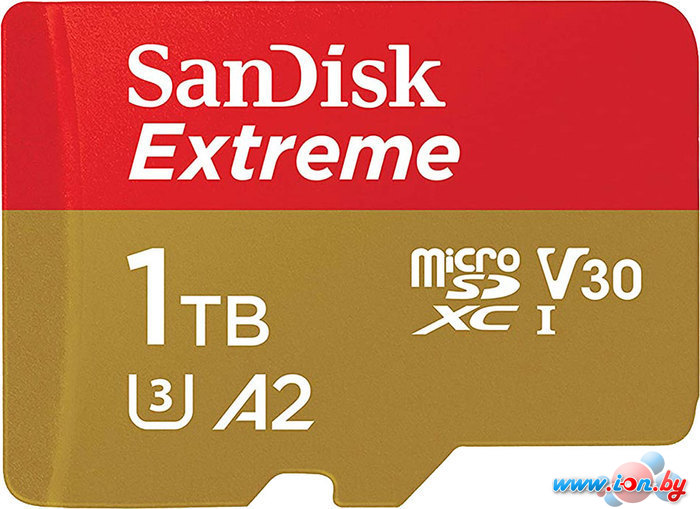 Карта памяти SanDisk Extreme microSDXC SDSQXAV-1T00-GN6MN 1TB в Минске