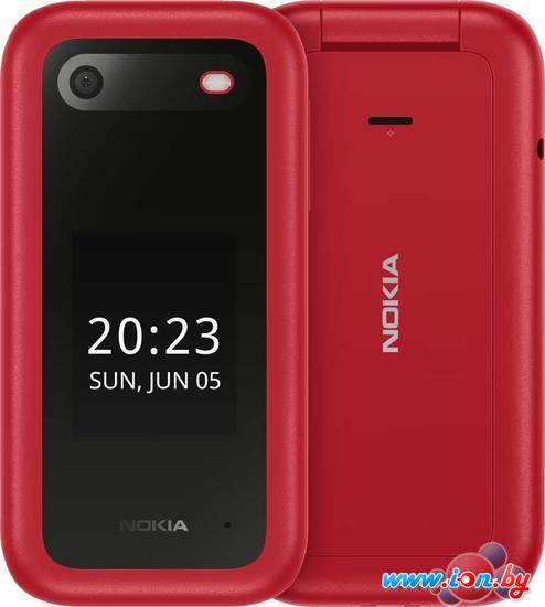 Кнопочный телефон Nokia 2660 (2022) TA-1469 Dual SIM (красный) в Могилёве