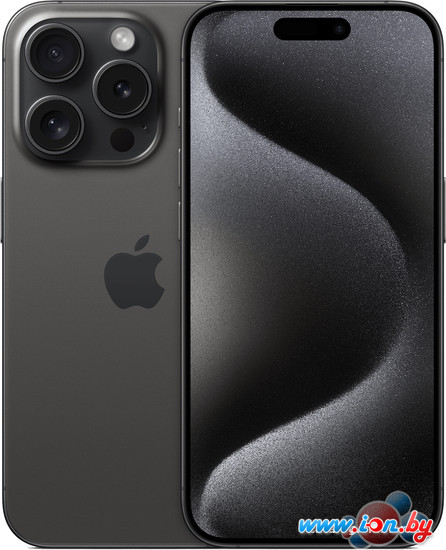 Смартфон Apple iPhone 15 Pro 128GB (черный титан) в Могилёве