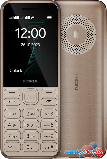 Кнопочный телефон Nokia 130 (2023) Dual SIM ТА-1576 (золотистый) в Гомеле