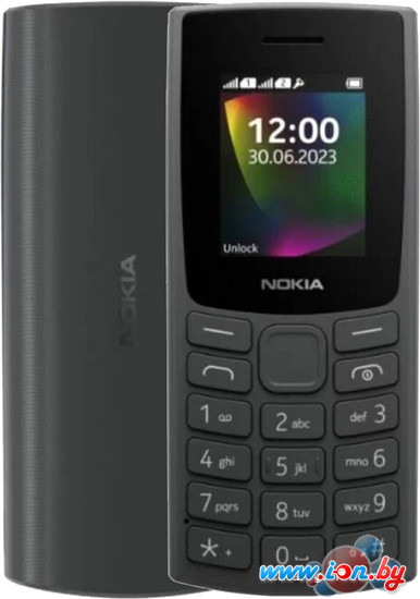 Кнопочный телефон Nokia 106 (2023) Dual SIM TA-1564 (угольный) в Бресте