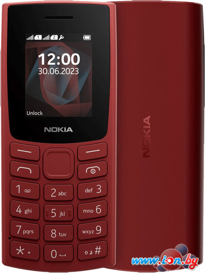 Кнопочный телефон Nokia 105 (2023) Dual SIM TA-1557 (красный) в Минске