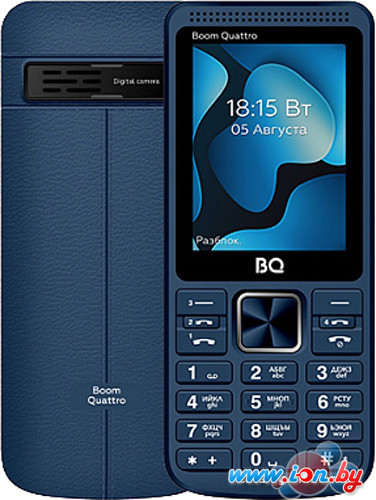 Кнопочный телефон BQ-Mobile BQ-2455 Boom Quattro (синий) в Могилёве