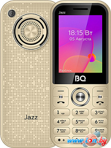 Кнопочный телефон BQ-Mobile BQ-2457 Jazz (золотистый) в Гродно