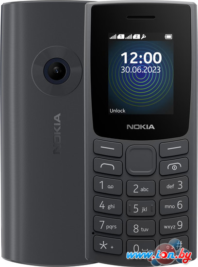 Кнопочный телефон Nokia 110 (2023) Dual SIM TA-1567 (угольный) в Бресте