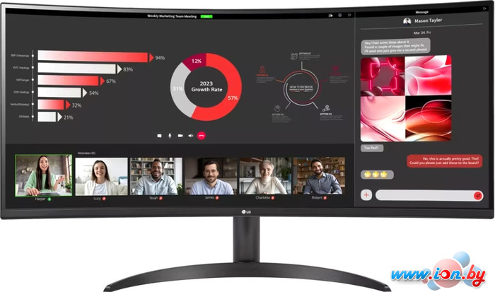 Монитор LG UltraWide 34WR50QC-B в Витебске