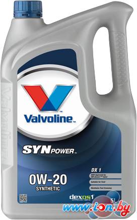 Моторное масло Valvoline SynPower DX1 0W-20 5л в Гомеле