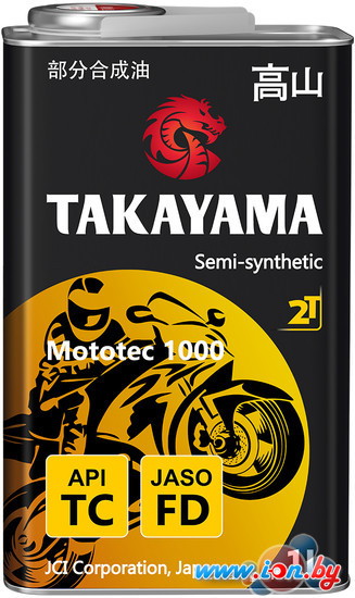 Моторное масло Takayama Mototec 1000 2T 1л в Могилёве