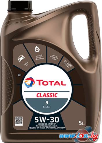 Моторное масло Total Classic 9 C2-C3 5W-30 5л в Гродно