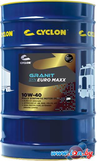 Моторное масло Cyclon Granit Syn Euro Maxx 10W-40 208л в Гомеле