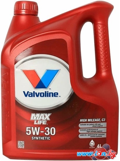 Моторное масло Valvoline Maxlife C3 5W-30 4л в Могилёве