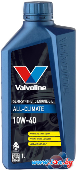 Моторное масло Valvoline All-Climate 10W-40 1л в Витебске